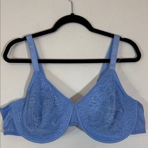 Hips & Curves By City Chic Blue Lace Seamless Underwire Bra NWT 48C SKU1384